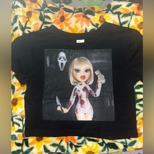 Custom bratz scream crop top